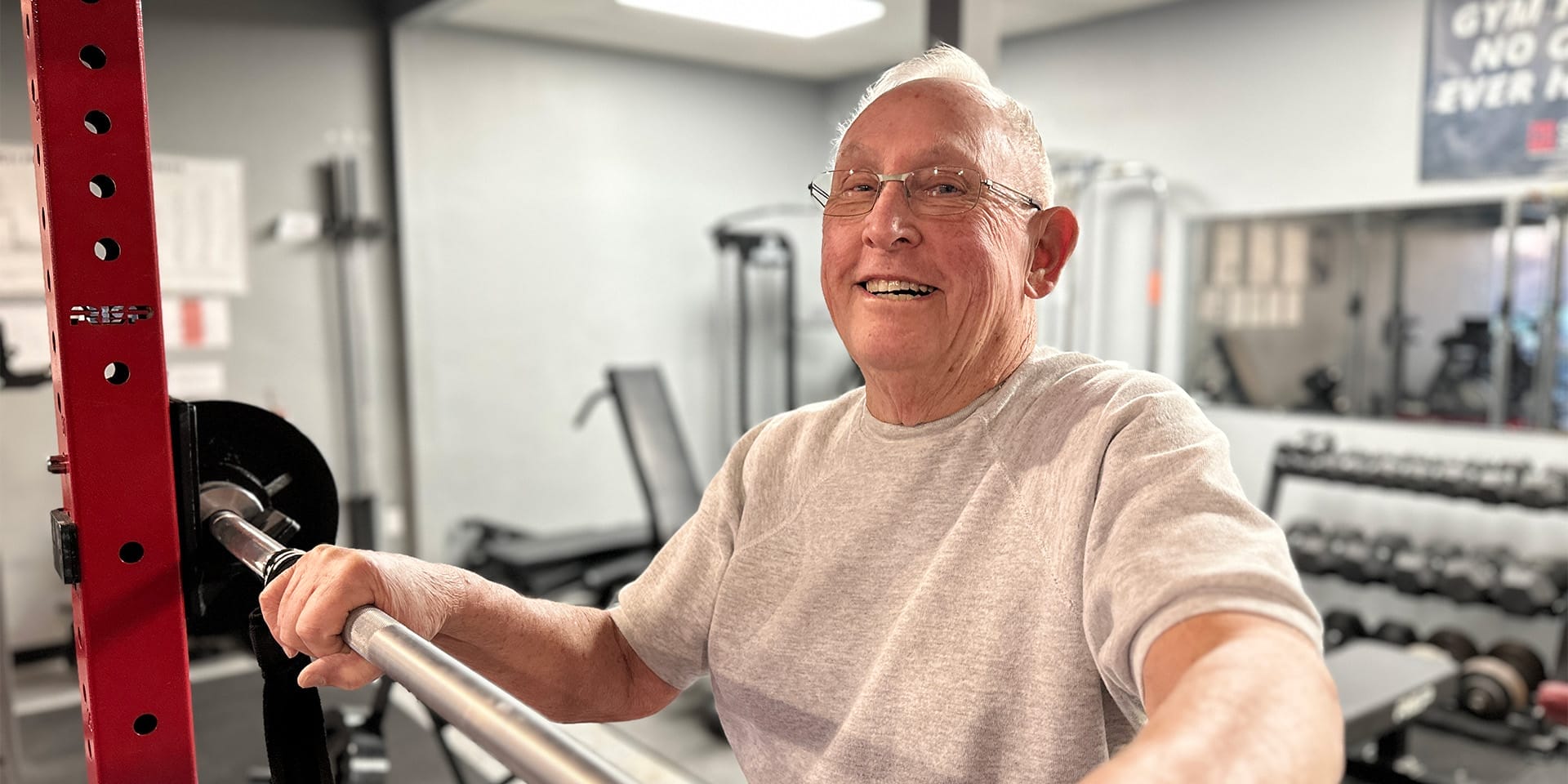 man exercising at Ground Zero Strength